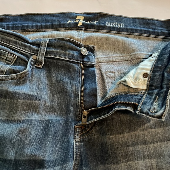 7 For All Mankind Austyn Straight Leg Size 33 - Picture 16 of 16